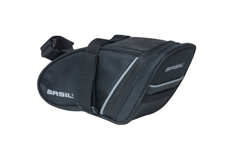 Satteltasche Basil Sport Design M, wasserabweisend, schwarz, 1L