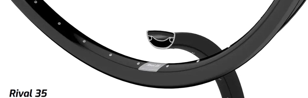 Ryde b.v. Felge 28' - 14 622 rival35 Disc schwarz