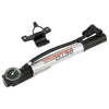 Messinggelagerte Beto-Minipumpe mit Manometer aus Aluminium. silber schwarz