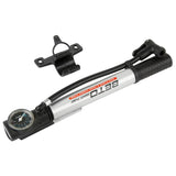 Messinggelagerte Beto-Minipumpe mit Manometer aus Aluminium. silber schwarz - afbeelding 2