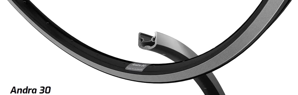 Ryde b.v. Felge 28' - 14 andra30 28'-622 Aluminium schwarz CNC