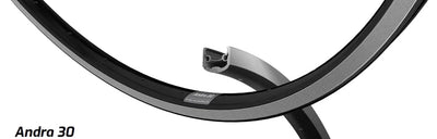 Ryde b.v. Felge 28' - 14 andra30 28'-622 Aluminium schwarz CNC