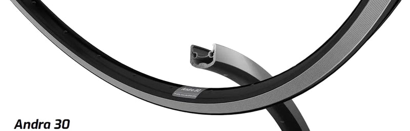 Ryde b.v. Felge 28' - 14 andra30 28'-622 Aluminium schwarz CNC