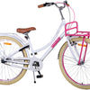 Volare Exzellente Kinderfahrrad - Mädchen - 26 Zoll - Weiß - 3 Zahnräder