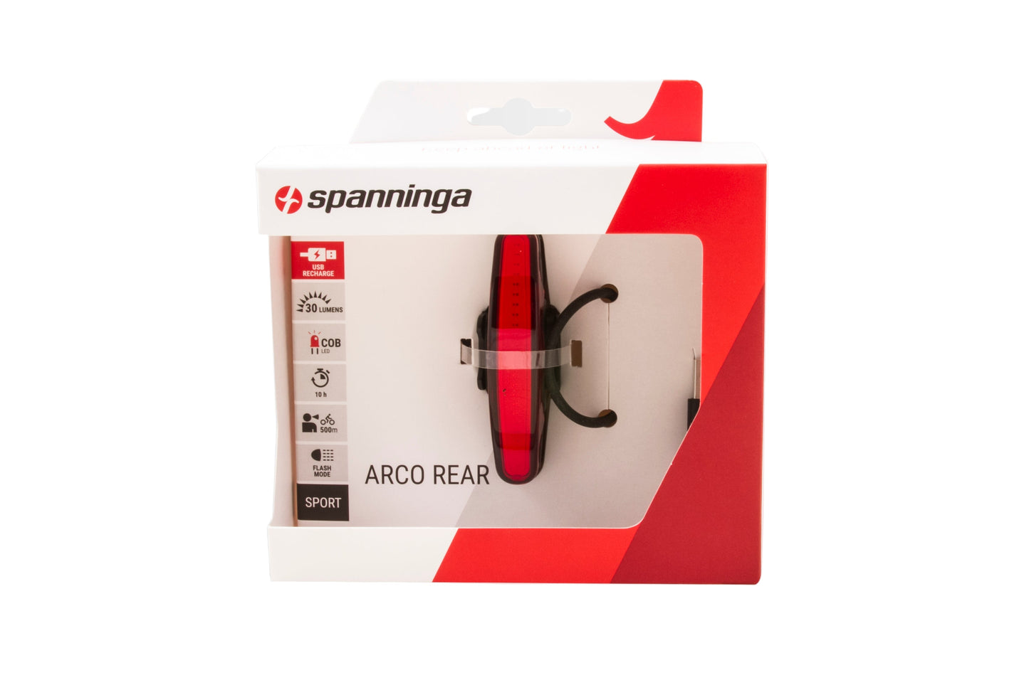 Spanninga Rücklicht Arco Flash usb Sattelstütze