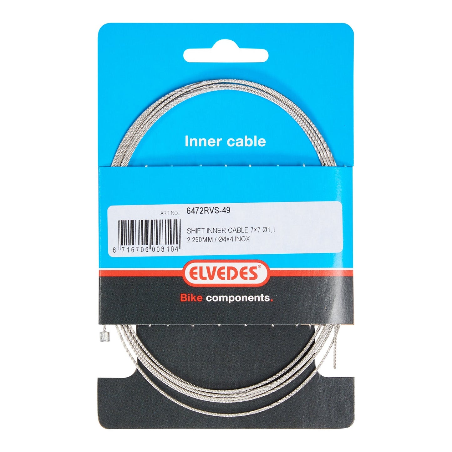 Shimano -Geschwindigkeit. Kabel Edelstahl Shimano 49-Wire