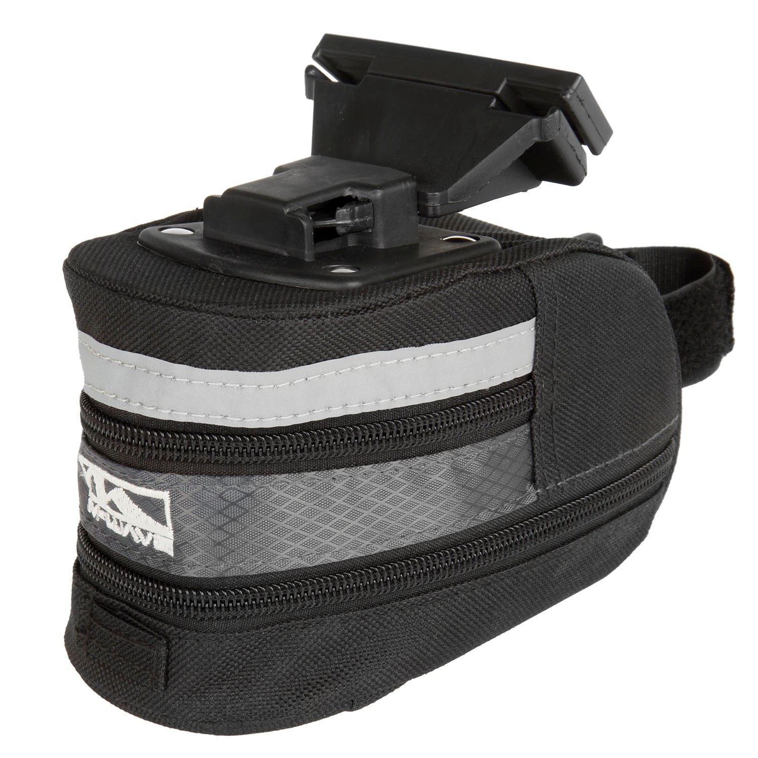 M-Wave-Satteltasche Tilburg M 1 Liter schwarz grau