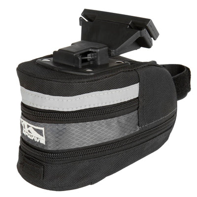 M-Wave-Satteltasche Tilburg M 1 Liter schwarz grau