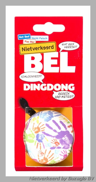 Buzaglo nicht falsch Ding-Dong-Klingel aus Stahl 60 mm. Hände