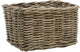 Brisbane Fahrradkorb 23 Liter 39 x 27 cm Rattan grau