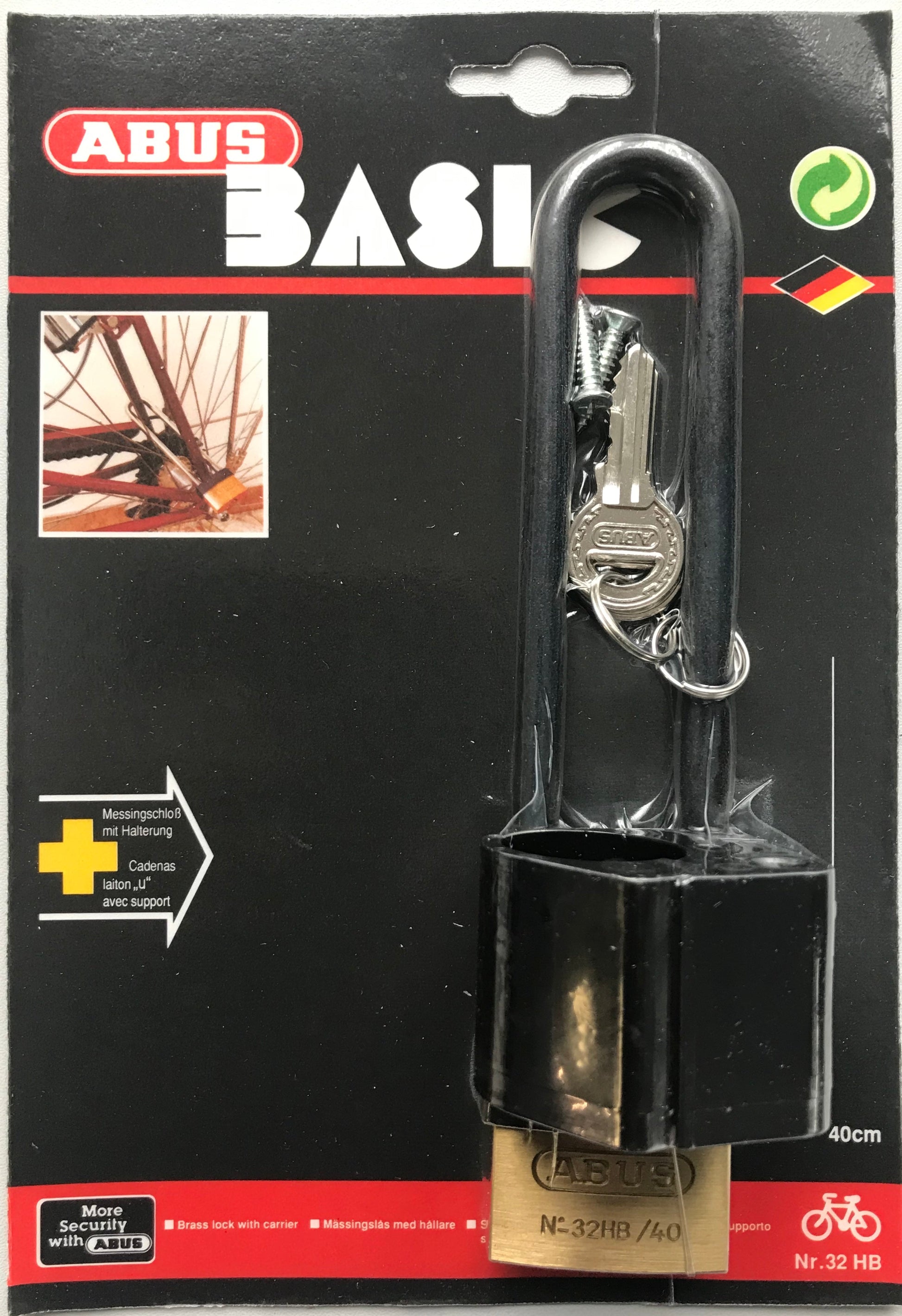 Abus 32 40 HB Fahrrad-Pin-Schloss