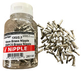 Messinglager und Speichennippel Speiche 13 Felge 14 dünn - 16 mm. (350) - afbeelding 2