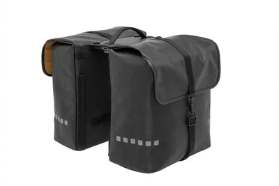 Neue Looxs Odense 224.501MIK Black Doppelfahrradbeutel