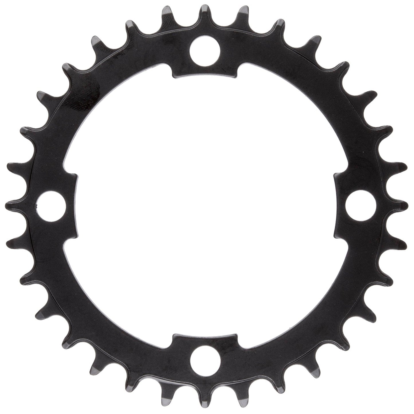 Messinggelagertes Samox E-Bike Kettenblatt NW 46T BCD 104 mm. 1 2x3 32 und 11 128 Stahl schwarz