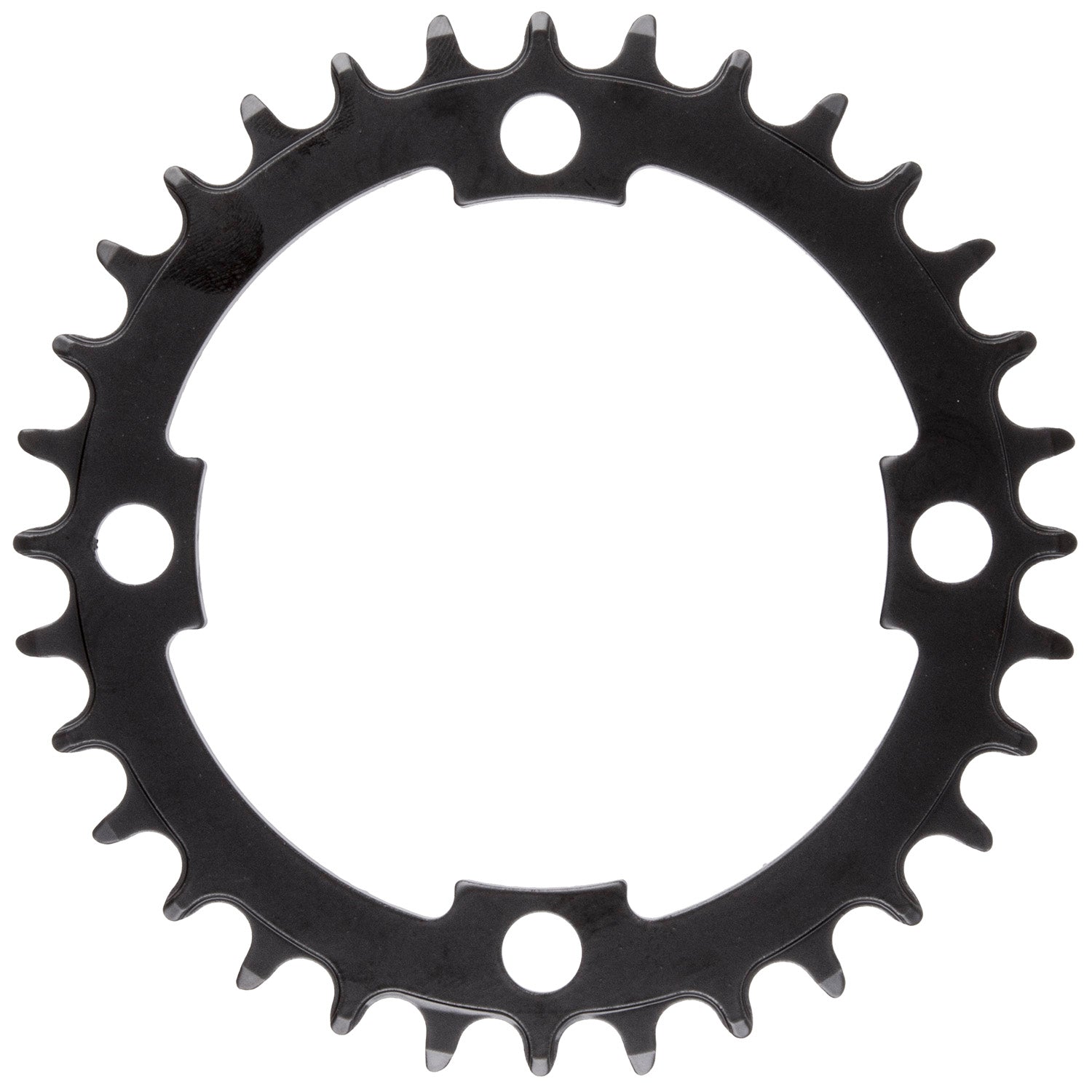 Messinggelagertes Samox E-Bike Kettenblatt NW 46T BCD 104 mm. 1 2x3 32 und 11 128 Stahl schwarz