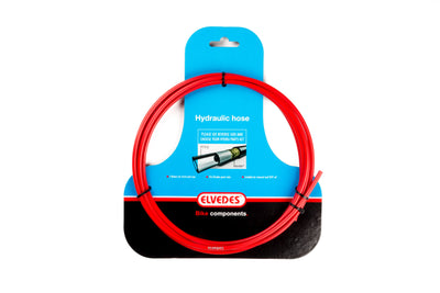 Hydraulikrohr Elvedes mit PTFE-Auskleidung und Kevlar-Schutz – rot (3 Meter auf der Karte)