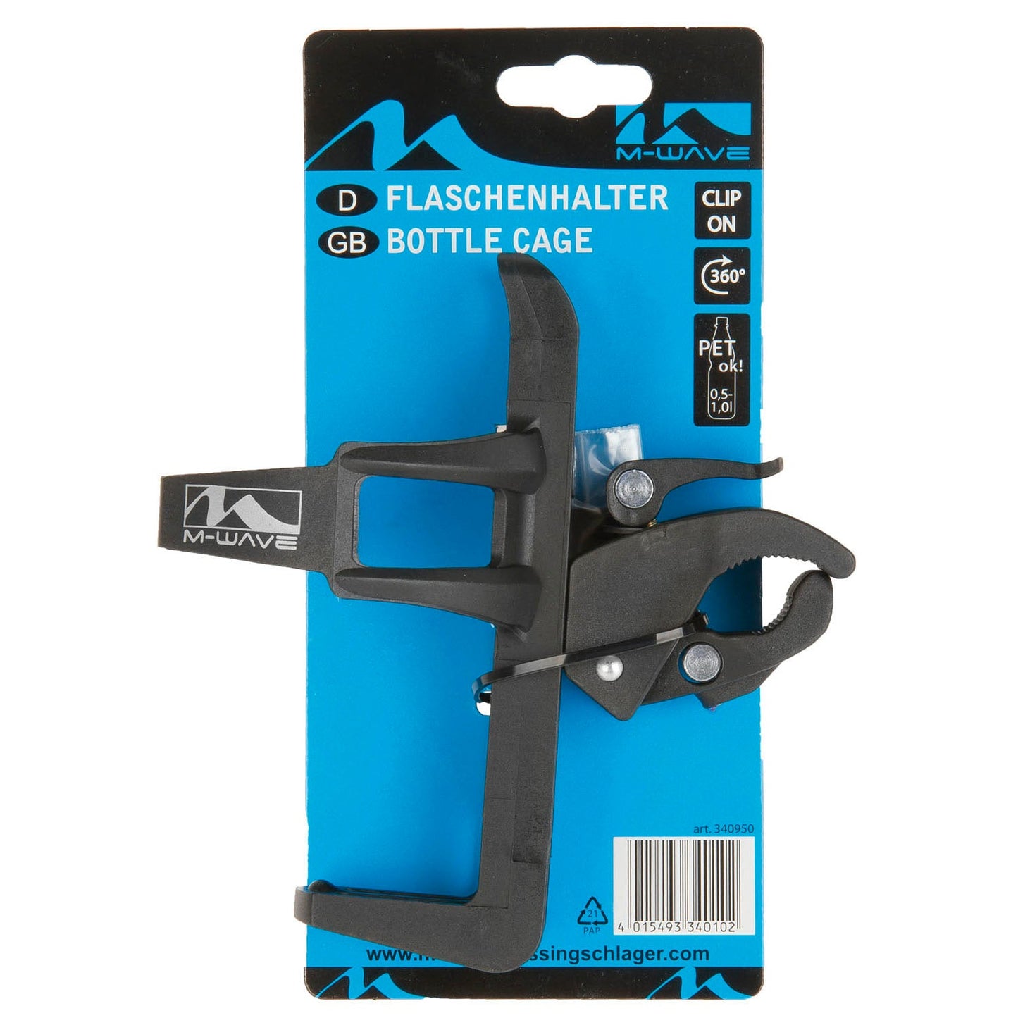 M-Wave-Flaschenhalter mit Schnellveröffentlichung