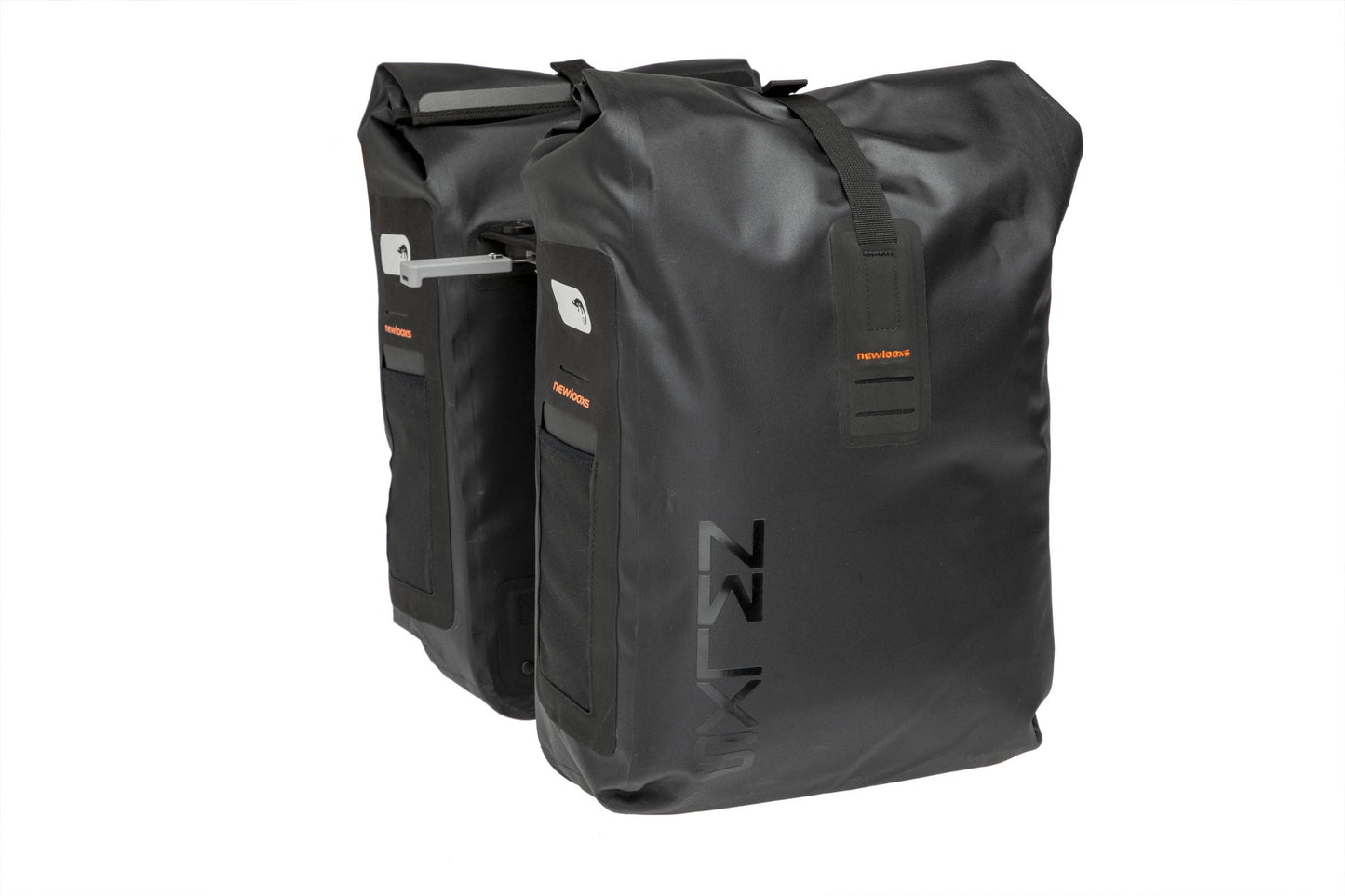 Varo Wasserdichte Doppel-Fahrradtasche Schwarz Grau 40L - MIK