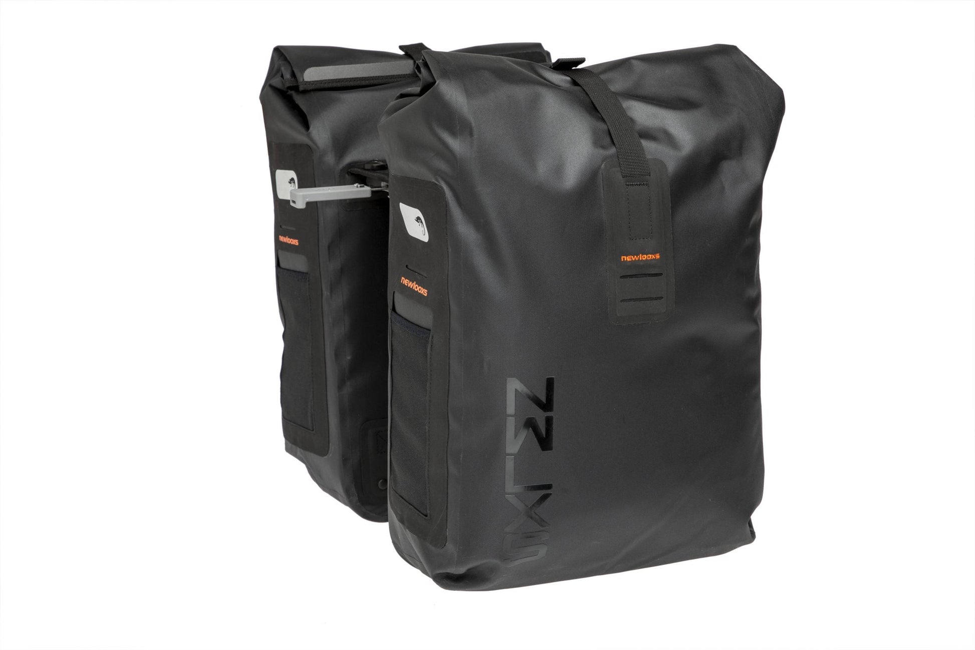 Varo Wasserdichte Doppel-Fahrradtasche Schwarz Grau 40L - MIK