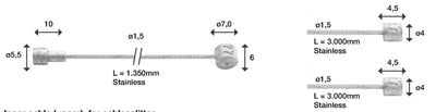 Universal-Kabelverteiler-Set Elvedes mit optionaler ABS-Funktion (auf Karte)