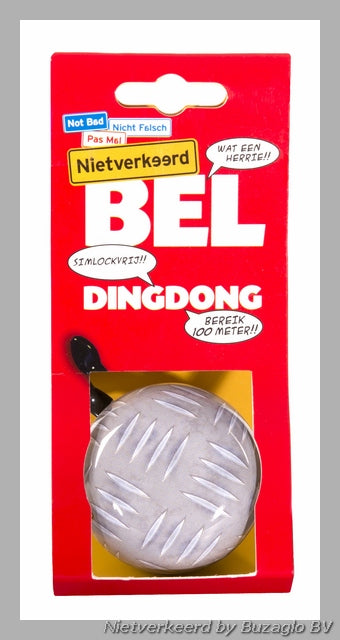 Buzaglo nicht falsch Ding-Dong-Klingel aus Stahl 60 mm. Metall