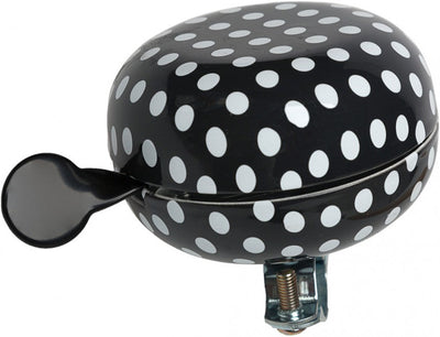 Newlooxs neuer ding dong bel 80mm Polka Punkt schwarz