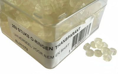 Elvedes Cable Systems BV Elvedes Elv1173 O-Ring Schaltbremsgummi transparent (250)