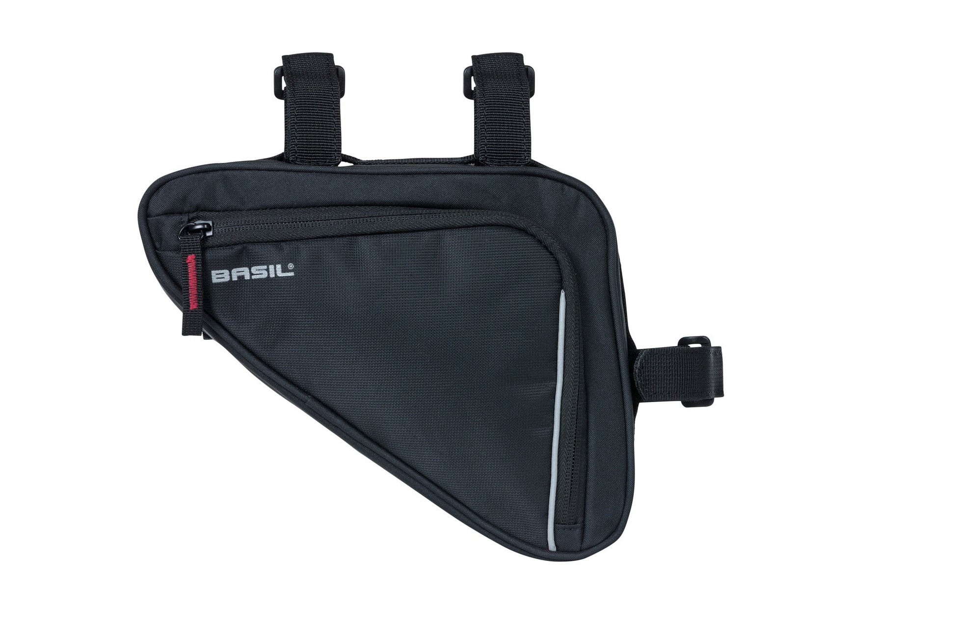 Basil Sport Design Rahmentasche M - schwarze Fahrradtasche - 1.7L - wasserfest - Klettverschlussbefestigung