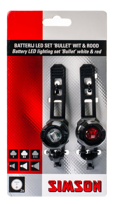 Beleuchtungsset Simson bullet 1 LED