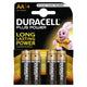 Duracell Battery plus Stromversorgungsmark auf der Karte