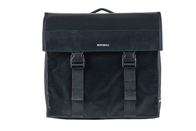 Basilikum Urban Load Doppelfahrradbeutel Mik, wasserdicht, schwarz, 48-53l