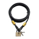 Lynx Terrace Cable – 5 m Fahrradkabelschloss (Messing)