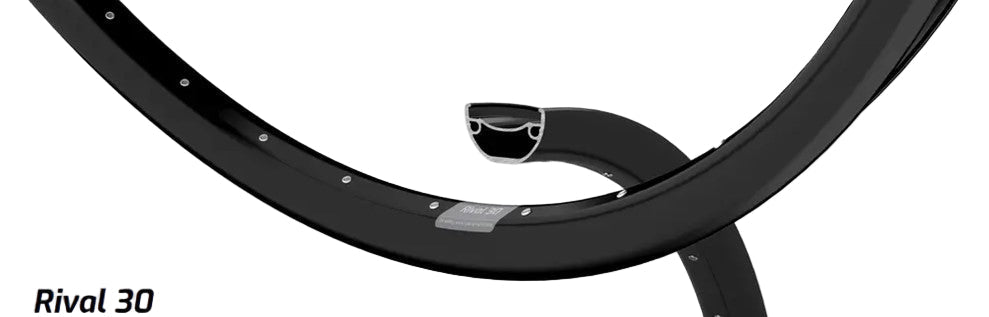 Ryde b.v. Felge 28' - 14 622 rival30 disc black 32 gts.