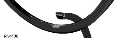 Ryde b.v. Felge 28' - 14 622 rival30 disc black 32 gts.