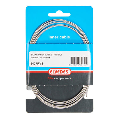 Bremsseilzug Elvedes 2250mm Edelstahl ø1,5mm T-Nippel (auf Karte)