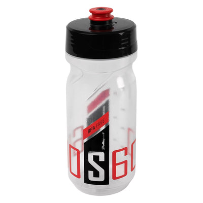 Polisport Bidon mit Schraubkappe S600 600 ml transparent schwarzrot