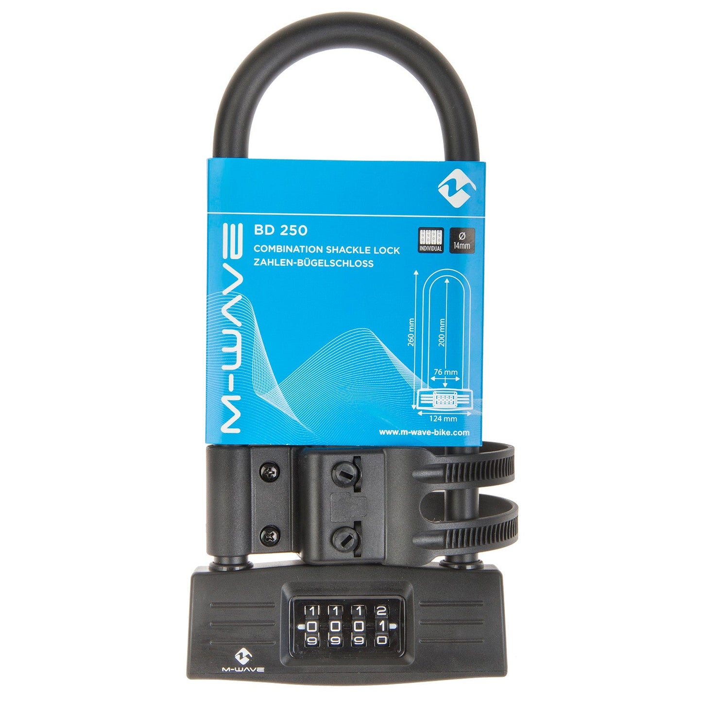 M-Wave U-Slot Bd 250 260 x 14 mm schwarz