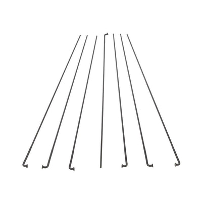 Alpina Speiche schwarz Edelstahl 13g 320mm ø2.00mm für Speichenmaschine p 100