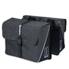 Basil Forte doppelte Fahrradtasche, schwarz schwarz, wasserabweisend, 35L