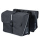 Basil Forte doppelte Fahrradtasche, schwarz schwarz, wasserabweisend, 35L