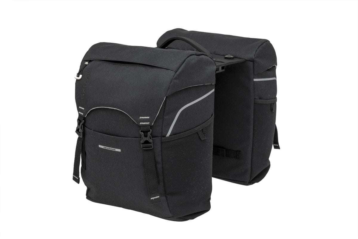 Neu Looxs Sports doppelte Fahrradtasche schwarz grau