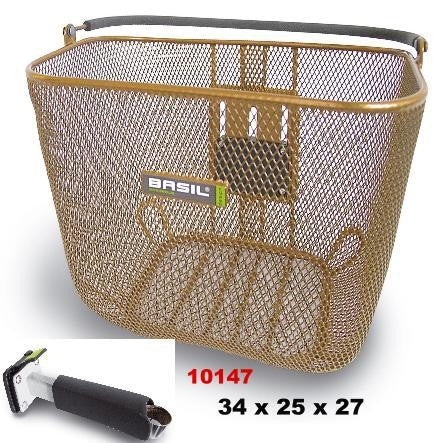 Basil b.v. Basil 10147 Basimply II Design Korb Stahl abnehmbar Gold