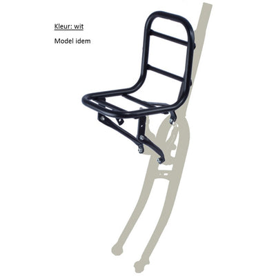 STECO-Vorderträger 16-28 Zoll V-Brake Weiß