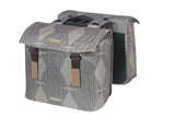Basilikum-Eleganz-Doppelfahrradbeutel, recyceltes Haustier, Wasserschur, Mik, Schwarz, 40-49l - afbeelding 1