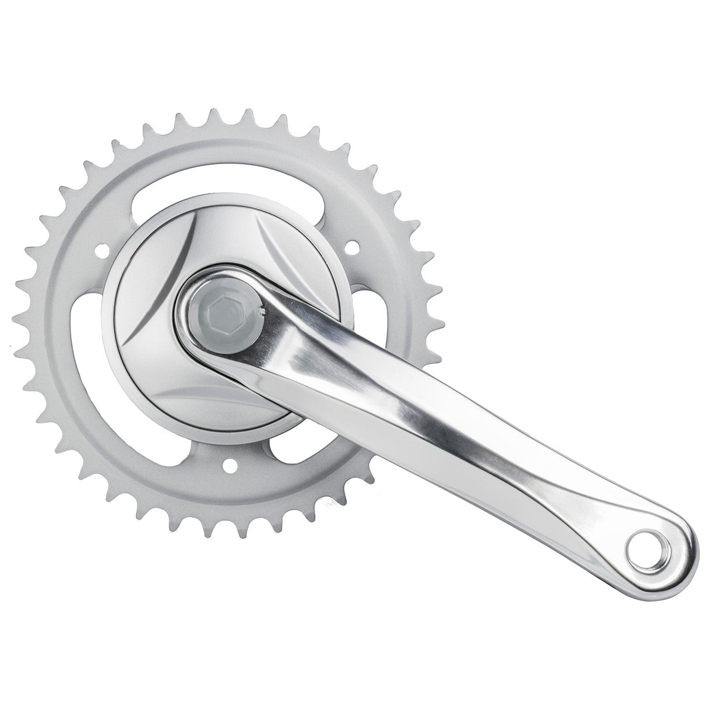 Kurbelgarnitur Chainline CL004 38T 95mm Disc 3 32 (ICA) poliert