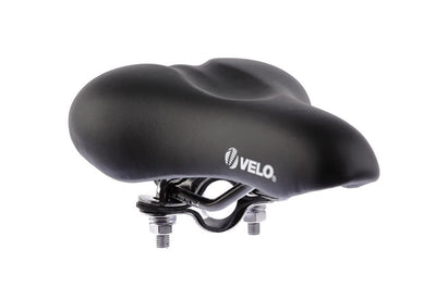 Buzaglo Velosattel VL-5073 mit Rahmenrohrklemme ø45 mm. Junior 215 x 140 mm. schwarz
