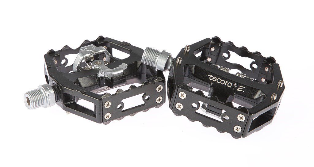 Tecora SPD Combi Pedal ATB Schwarzer 1. Typ