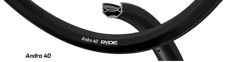 Ryde b.v. Felge 26' - 14 andra40 26'-559 CNC Schwarz 36 GTS.