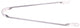 Satplate -Stange 26 pro Edelstahl