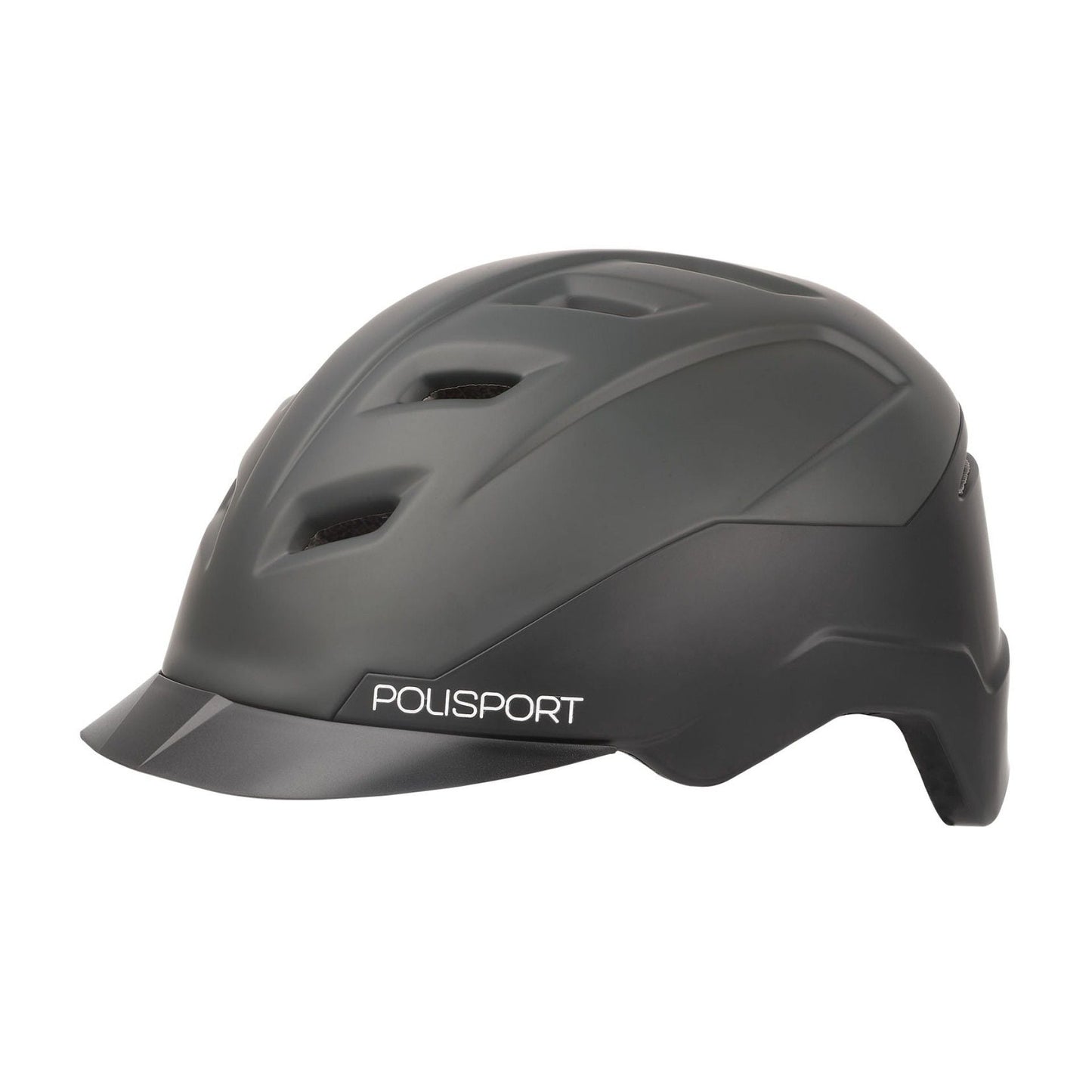 Helm Polisport E Stadtgeschwindigkeit E-Bike Schwarz